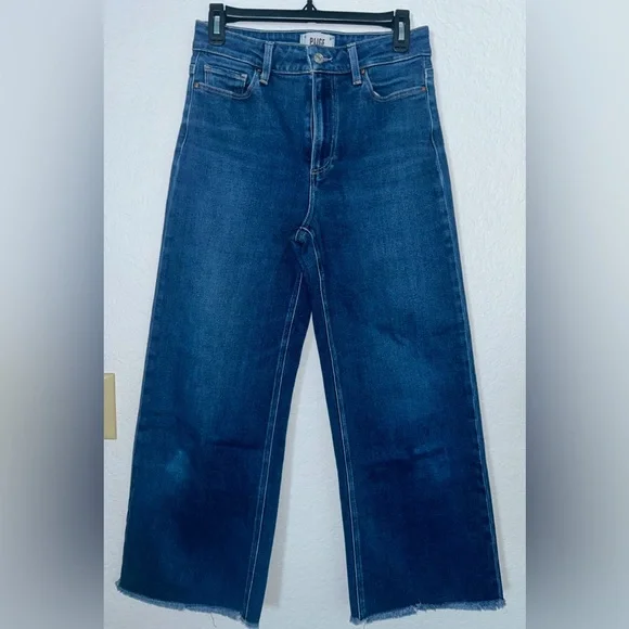 Paige Anessa dark wash jeans size 27, pre owned in perfect condition. - Picture 1 of 6